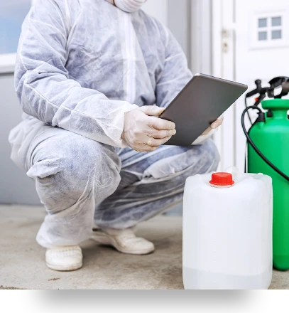 Realiza una inspeccion inicial para el control de plagas