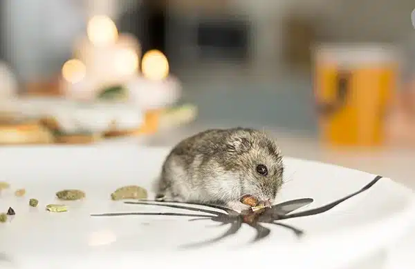 visita plagas ratones comiendo tu comida